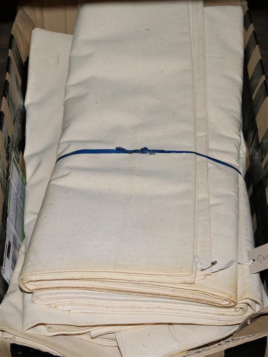 6 unused French Mattise linen sheets